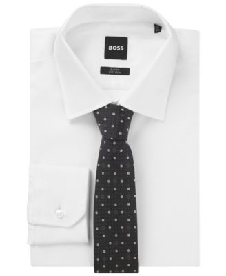 Hugo Boss - Men's Silk-Blend Monogram Tie