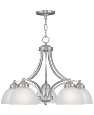 Livex - Somerset Brushed Nickel Chandelier