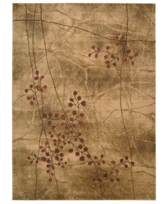 Nourison Home - Area Rug, Somerset Collection ST74 Latte Blossom 7'9" x 10'10"