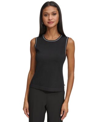 KARL LAGERFELD PARIS - Women's Knit Tank Top