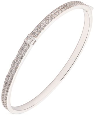 Ralph Lauren - Sterling Silver Cubic Zirconia Bangle Bracelet