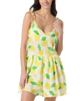 Kate Spade - Women's Tie-Shoulder Romper Coverup