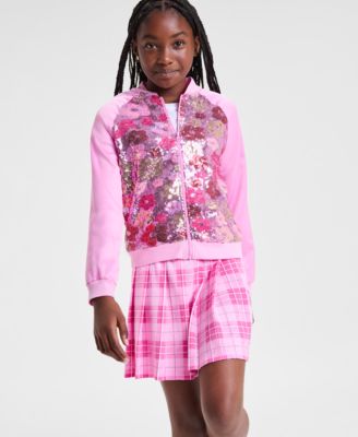 Epic Threads - Little & Big Girls Sequined Bomber Jacket