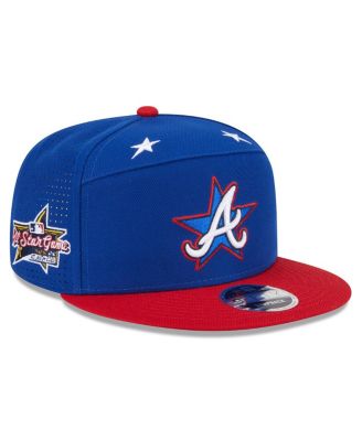 New Era - Men's Blue/Red Atlanta Braves 2025 MLB All-Star Game Workout Side Patch 9FIFTY Snapback Hat